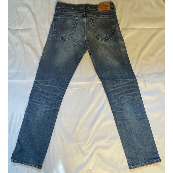 Men's Levis 505 Slim Fit‎ Straight Leg Jeans Tag Size 32x32 - Picture 6 of 8